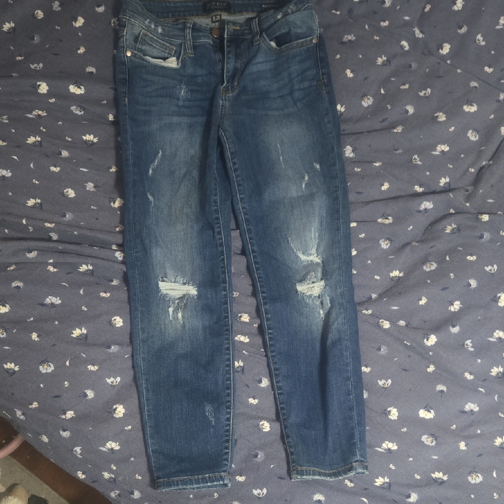 Judy Blue Distressed Blue Jeans